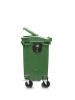 Мусорный контейнер 770Л крышка в крышке зеленый