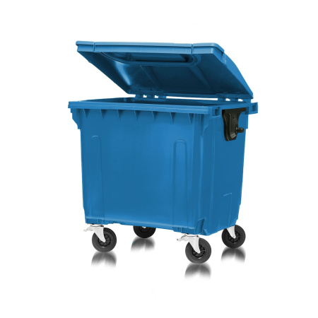 Мусорный контейнер 1100Л крышка в крышке