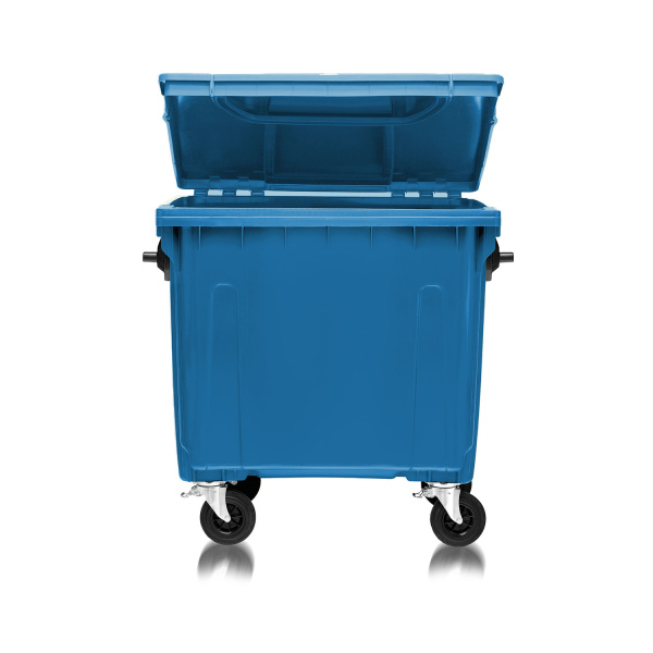 Мусорный контейнер 1100Л крышка в крышке