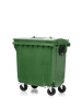 Мусорный контейнер 770Л крышка в крышке зеленый