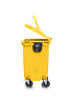 Мусорный контейнер  770Л крышка в крышке желтый