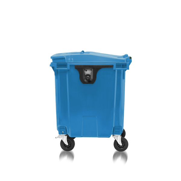 Мусорный контейнер 1100Л крышка в крышке