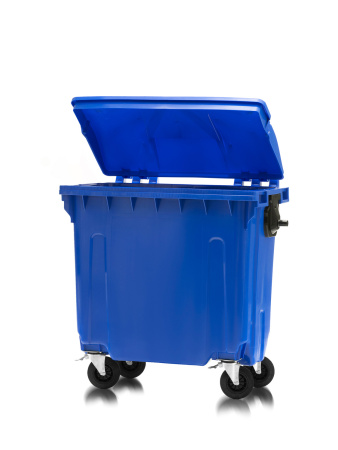 Мусорный контейнер 770Л со сплошной крышкой