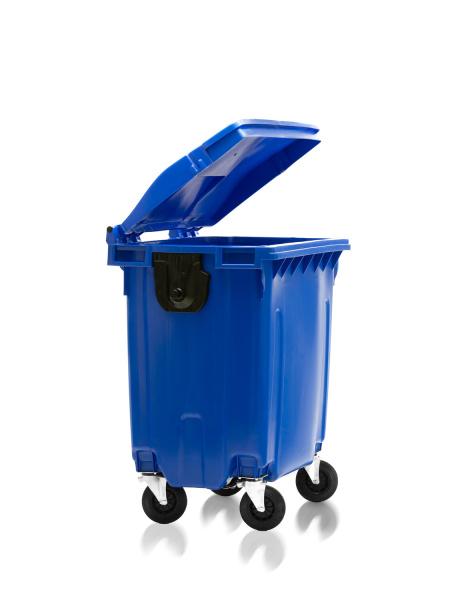 Мусорный контейнер 770Л со сплошной крышкой