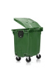 Мусорный контейнер 770Л крышка в крышке зеленый