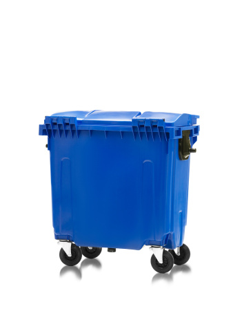 Мусорный контейнер 770Л со сплошной крышкой