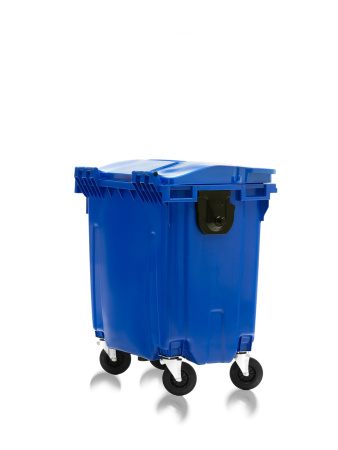 Мусорный контейнер 770Л со сплошной крышкой