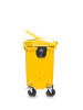 Мусорный контейнер  770Л крышка в крышке желтый