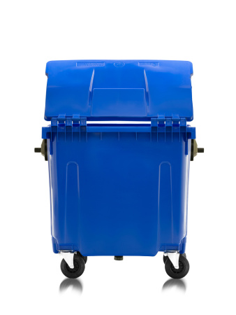 Мусорный контейнер 770Л со сплошной крышкой