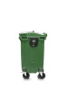 Мусорный контейнер 770Л крышка в крышке зеленый