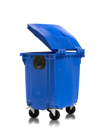 Мусорный контейнер 770Л со сплошной крышкой